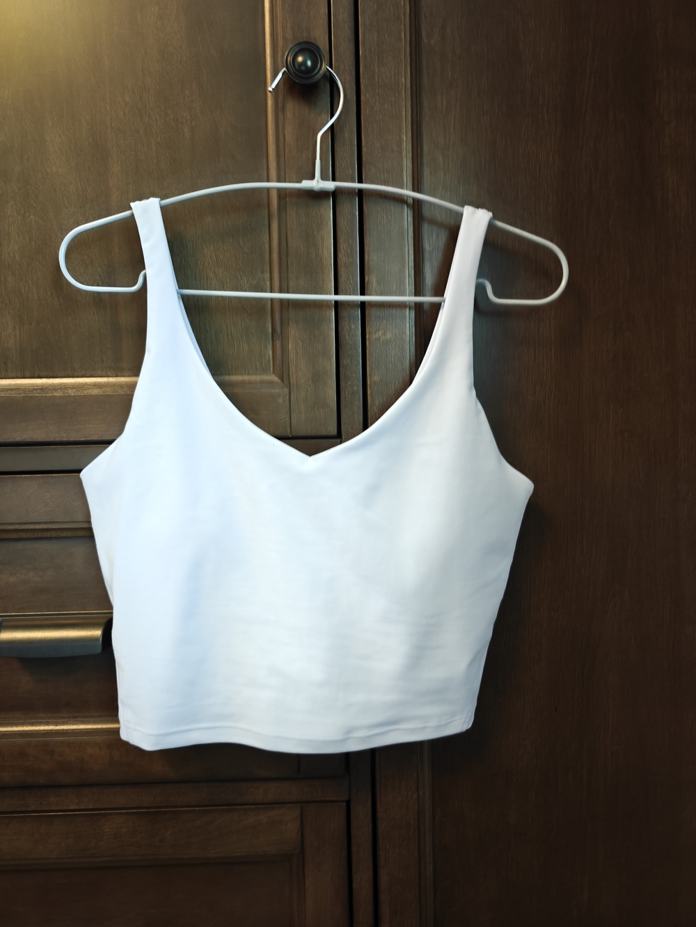 Old Navy Blue Bell V-Neck Cropped Top